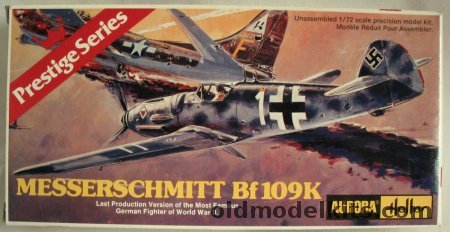 Aurora-Heller 1/72 Messerschmitt Bf-109K - JG77 / JG27 / Major Erich Hartmann (ex-Heller), 6609 plastic model kit